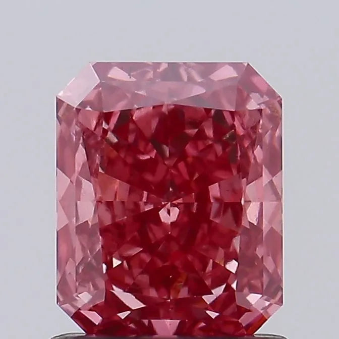 1.26ct Radiant Lab Grown Diamond (Colour Fancy Vivid Brown Pink, Clarity VS1, Cut GD, IGI Certified)