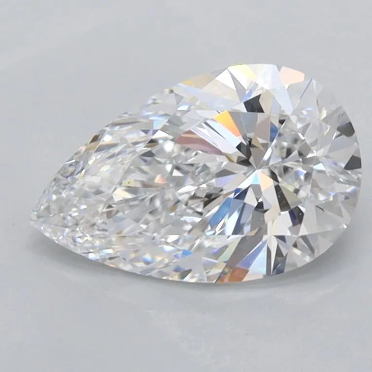 1.27ct Pear Lab Grown Diamond (Colour D, Clarity FL, IGI Certified)