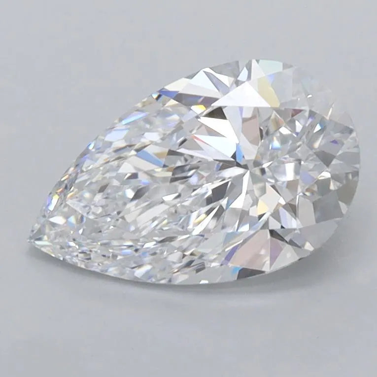 1.27ct Pear Lab Grown Diamond (Colour D, Clarity FL, IGI Certified)