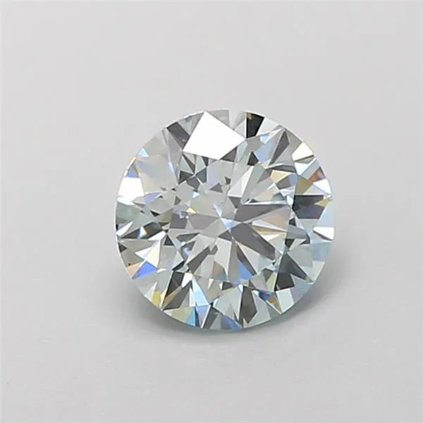 1.27ct Round Lab Grown Diamond (Colour Fancy Blue, Clarity VVS2, Cut ID, IGI Certified)