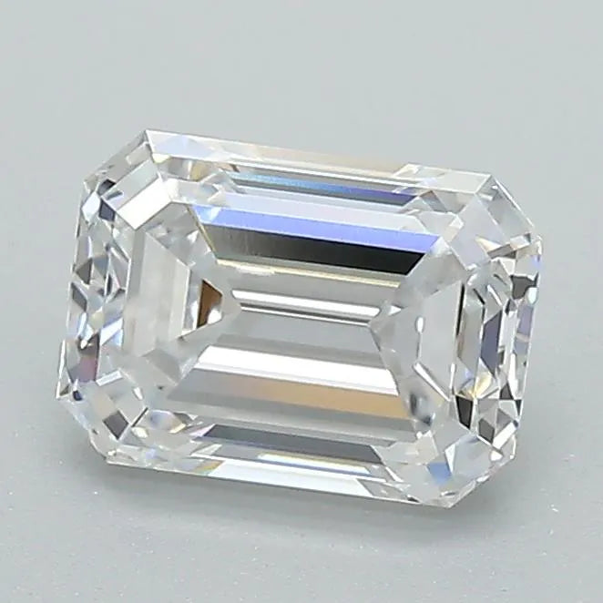 1.29ct Emerald Lab Grown Diamond (Colour D, Clarity VVS2, GIA Certified)