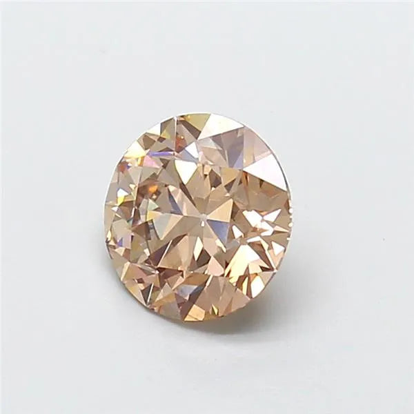 1.29ct European cut Lab Grown Diamond (Colour Fancy Light Brown, Clarity VS1, IGI Certified)