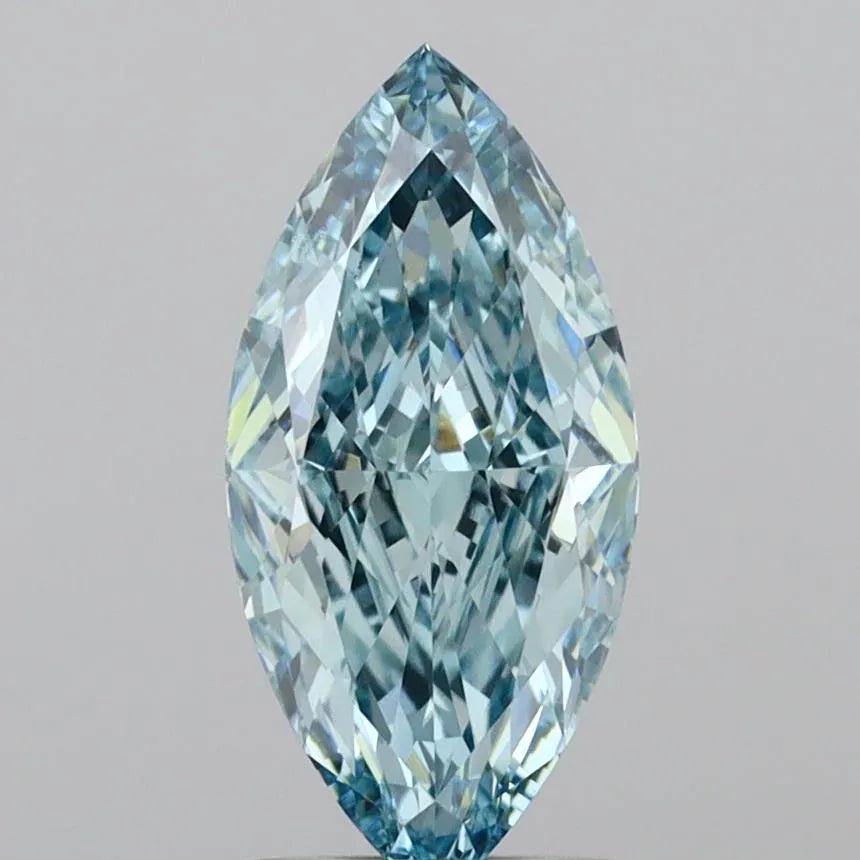 1.30ct Marquise Lab Grown Diamond (Colour Fancy Vivid Green, Clarity VVS2, IGI Certified)