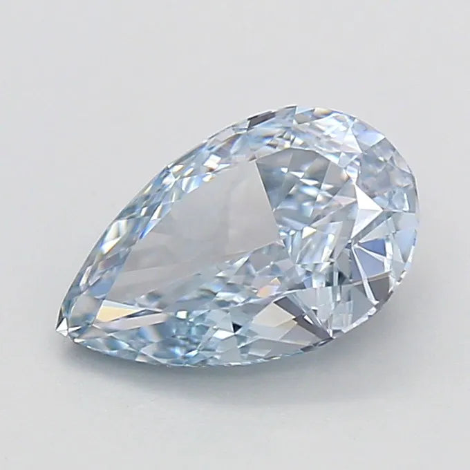1.31ct Pear Lab Grown Diamond (Colour Fancy Blue, Clarity VVS1, IGI Certified)