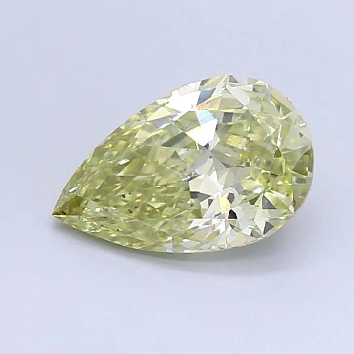 1.31ct Pear Lab Grown Diamond (Colour Fancy Vivid Yellow, Clarity VS1, Uncertified)