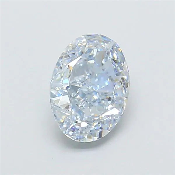 1.32ct Oval Lab Grown Diamond (Colour Fancy Intense Blue, Clarity VVS1, IGI Certified)