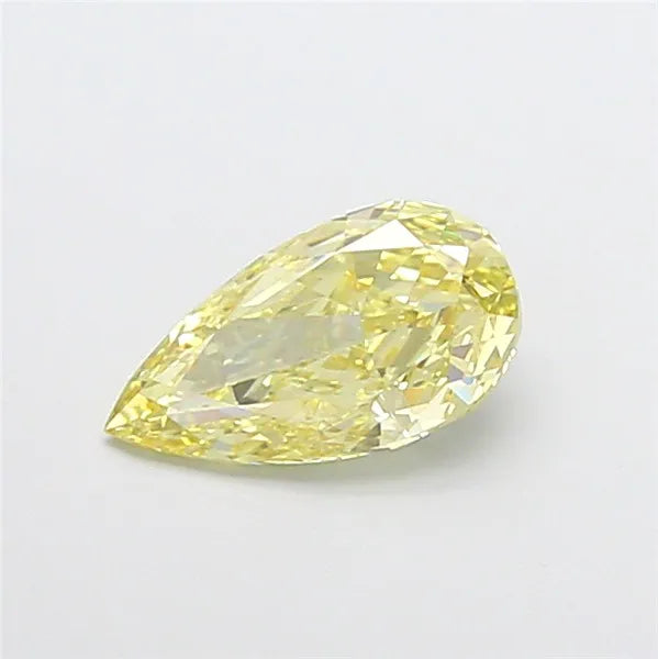1.32ct Pear Lab Grown Diamond (Colour Fancy Intense Yellow, Clarity VVS2, IGI Certified)
