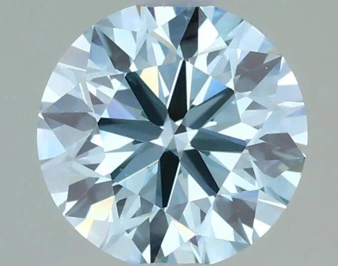 1.32ct Round Lab Grown Diamond (Colour Fancy Greenish Blue, Clarity VS1, Cut ID, IGI Certified)