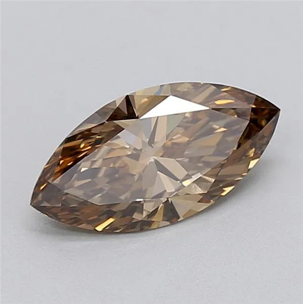 1.33ct Marquise Lab Grown Diamond (Colour Fancy Brown, Clarity VS1, IGI Certified)