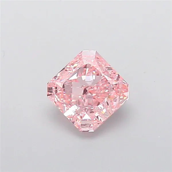1.34ct Radiant Lab Grown Diamond (Colour Fancy Vivid Pink, Clarity VVS2, IGI Certified)