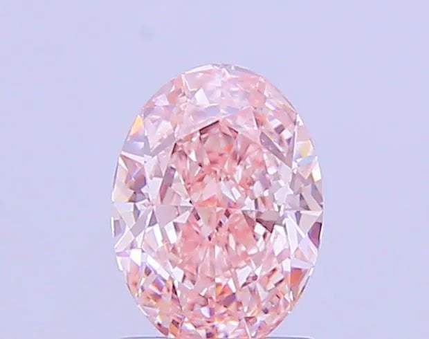 1.35ct Oval Lab Grown Diamond (Colour Fancy Intense Pink, Clarity VVS2, IGI Certified)