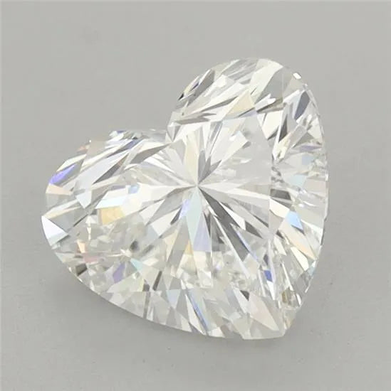 1.36ct Heart Lab Grown Diamond (Colour F, Clarity VVS2, IGI Certified)
