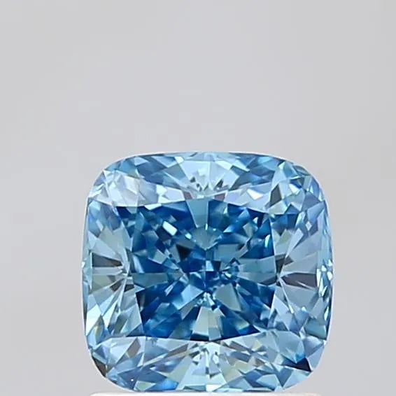 1.40ct Cushion modified Lab Grown Diamond (Colour Fancy Vivid Blue, Clarity VVS2, IGI Certified)