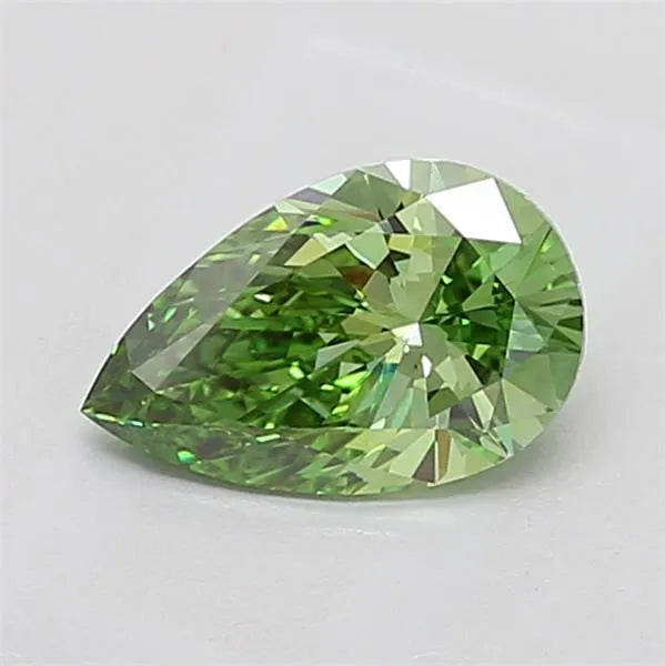 1.40ct Pear Lab Grown Diamond (Colour Fancy Vivid Green, Clarity VS1, IGI Certified)