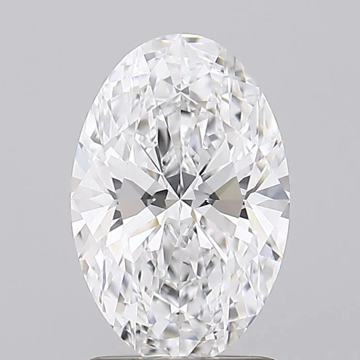1.42ct Oval Lab Grown Diamond (Colour D, Clarity IF, IGI Certified)