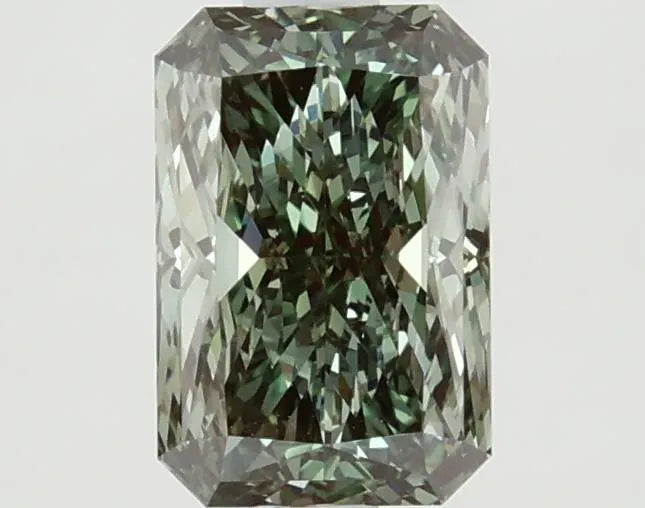 1.42ct Radiant Lab Grown Diamond (Colour Fancy Vivid Green, Clarity VVS2, IGI Certified)
