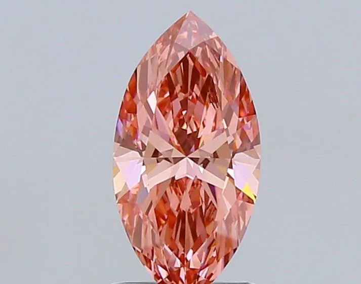 1.43ct Marquise Lab Grown Diamond (Colour Fancy Vivid Pink, Clarity VVS2, IGI Certified)