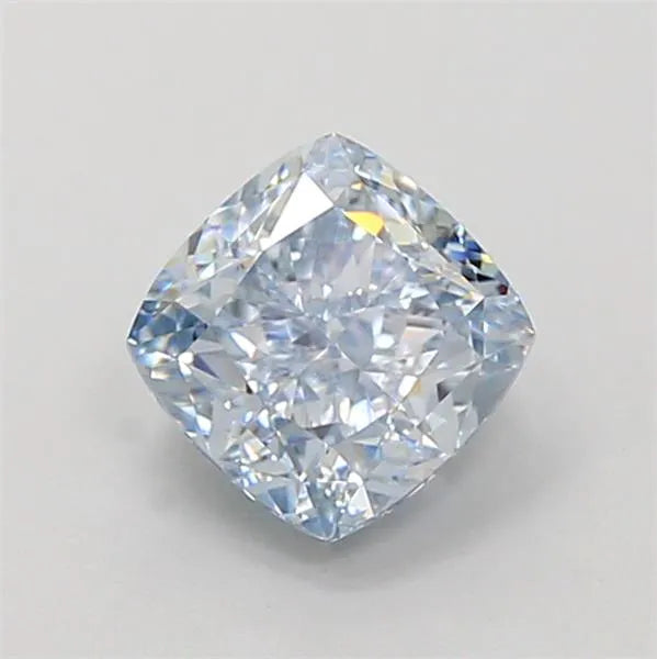 1.45ct Cushion modified Lab Grown Diamond (Colour Fancy Intense Blue, Clarity IF, IGI Certified)