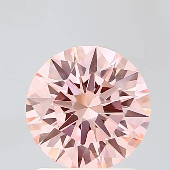 1.45ct Round Lab Grown Diamond (Colour Fancy Intense Pink, Clarity VVS2, Cut ID, IGI Certified)