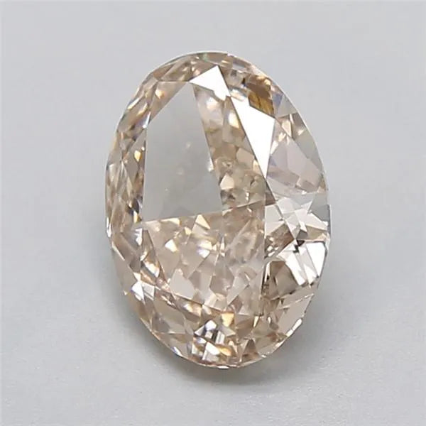 1.47ct Oval Lab Grown Diamond (Colour Very Light Brown, Clarity VVS2, IGI Certified)