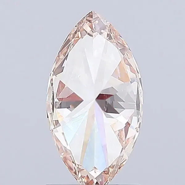 1.49ct Marquise Lab Grown Diamond (Colour Fancy Light Pinkish Brown, Clarity VS1, IGI Certified)