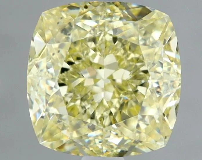 1.50ct Cushion brilliant Natural Diamond (Colour Fancy Yellow, Clarity SI1, GIA Certified)