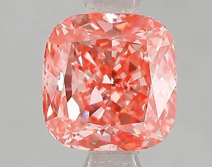 1.50ct Cushion modified Lab Grown Diamond (Colour Fancy Vivid Pink, Clarity VS2, IGI Certified)