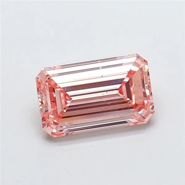 1.50ct Emerald Lab Grown Diamond (Colour Fancy Intense Pink, Clarity SI1, IGI Certified)