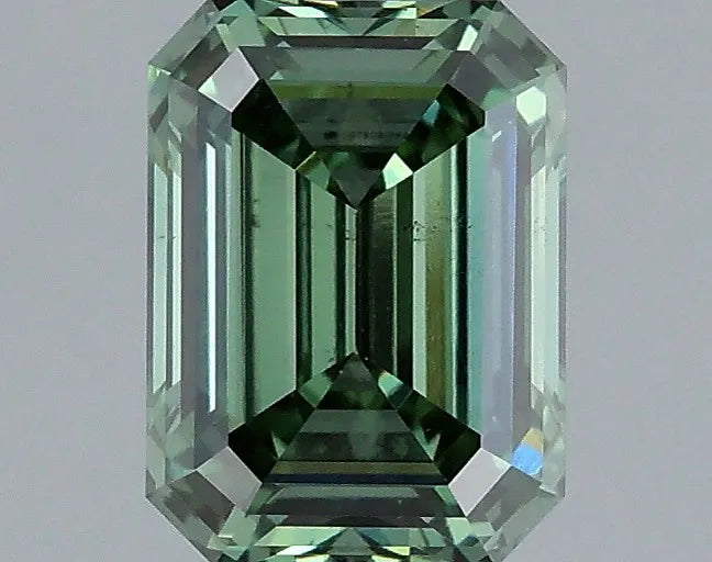 1.50ct Emerald Lab Grown Diamond (Colour Fancy Vivid Green, Clarity VS2, IGI Certified)
