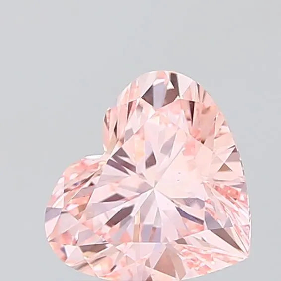 1.50ct Heart Lab Grown Diamond (Colour Fancy Intense Pink, Clarity VS1, IGI Certified)