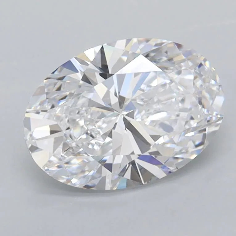 1.50ct Oval Lab Grown Diamond (Colour D, Clarity FL, IGI Certified)