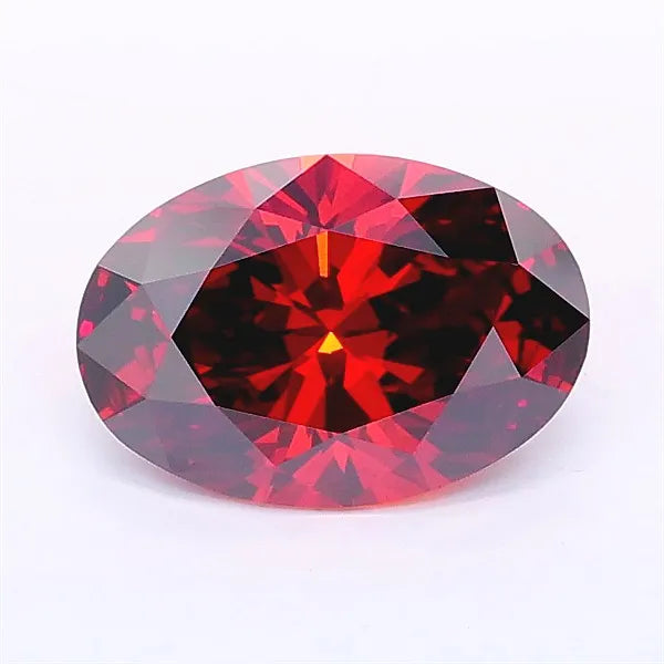 1.50ct Oval Lab Grown Diamond (Colour Fancy Deep Orange, Clarity VS1, IGI Certified)