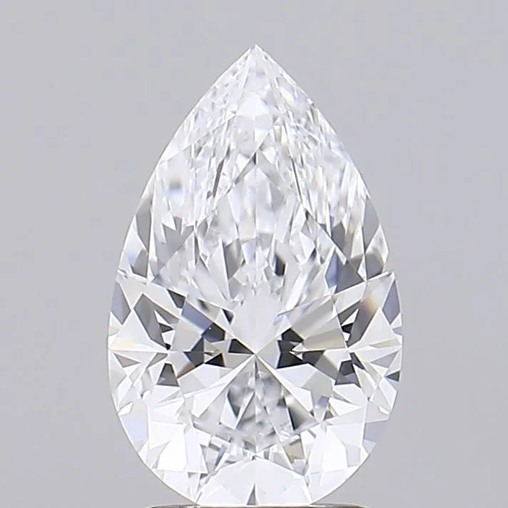 1.50ct Pear Lab Grown Diamond (Colour D, Clarity FL, IGI Certified)