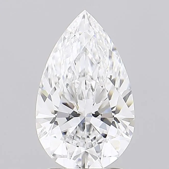 1.50ct Pear Lab Grown Diamond (Colour D, Clarity IF, IGI Certified)