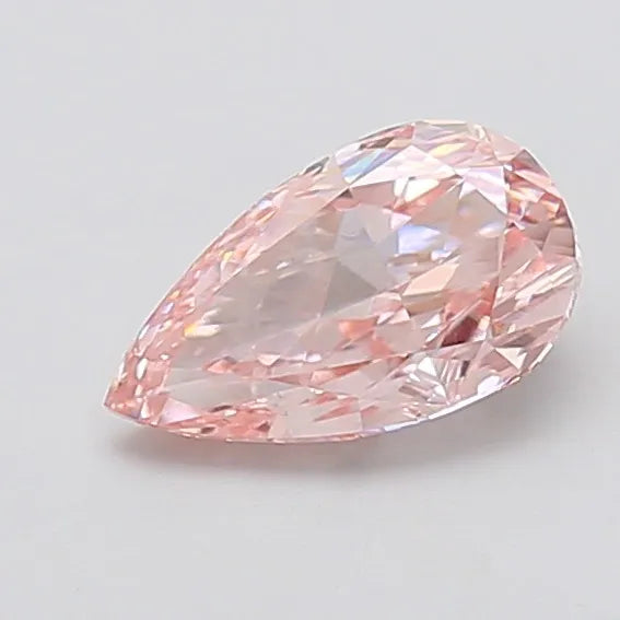1.50ct Pear Lab Grown Diamond (Colour Fancy Intense Pink, Clarity VVS2, IGI Certified)