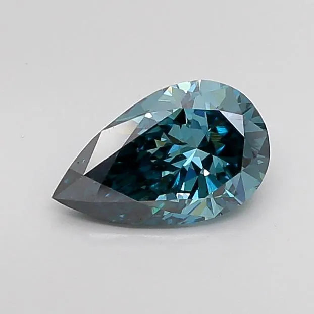 1.50ct Pear Lab Grown Diamond (Colour Fancy Vivid Blue, Clarity VS1, Uncertified)