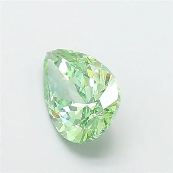 1.50ct Pear Lab Grown Diamond (Colour Fancy Vivid Green, Clarity VS1, IGI Certified)