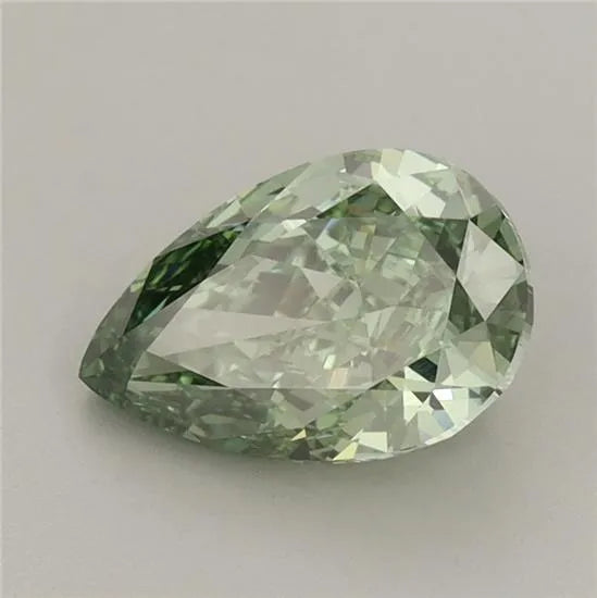 1.50ct Pear Lab Grown Diamond (Colour Fancy Vivid Green, Clarity VS1, IGI Certified)