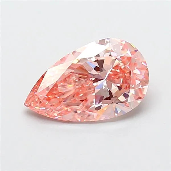 1.50ct Pear Lab Grown Diamond (Colour Fancy Vivid Pink, Clarity VVS2, IGI Certified)