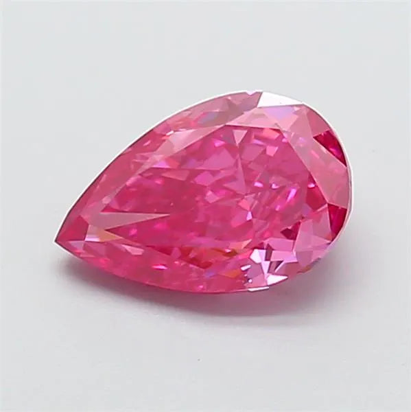 1.50ct Pear Lab Grown Diamond (Colour Fancy Vivid Pink, Clarity VVS2, IGI Certified)