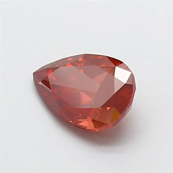 1.50ct Pear Lab Grown Diamond (Colour Fancy Vivid Red, Clarity VS2, IGI Certified)