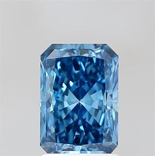 1.50ct Radiant Lab Grown Diamond (Colour Fancy Vivid Blue, Clarity VS2, IGI Certified)