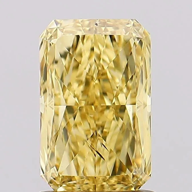 1.50ct Radiant Lab Grown Diamond (Colour Fancy Vivid Yellow, Clarity VS2, IGI Certified)
