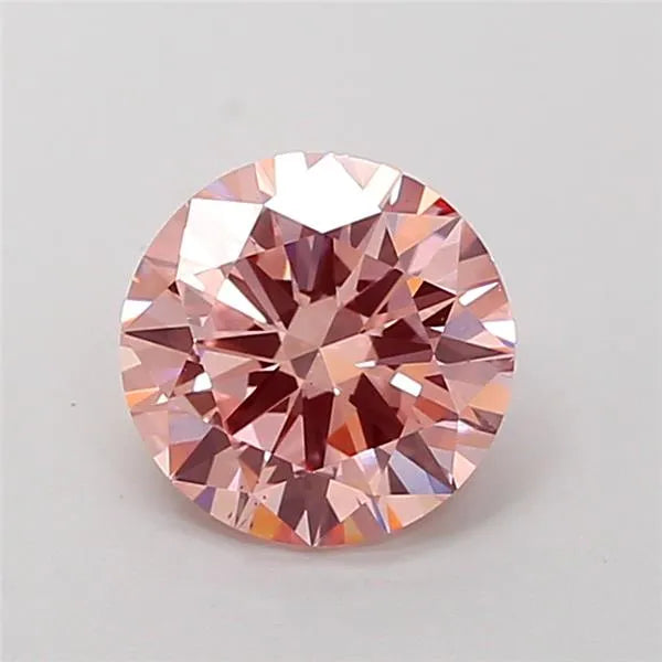 1.50ct Round Lab Grown Diamond (Colour Fancy Intense Pink, Clarity VS2, Cut EX, IGI Certified)