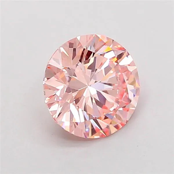1.50ct Round Lab Grown Diamond (Colour Fancy Intense Pink, Clarity VVS2, Cut EX, IGI Certified)