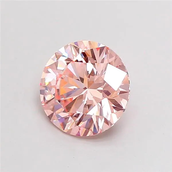 1.50ct Round Lab Grown Diamond (Colour Fancy Intense Pink, Clarity VVS2, Cut ID, IGI Certified)
