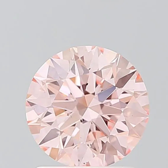 1.50ct Round Lab Grown Diamond (Colour Fancy Pink, Clarity VS2, Cut ID, IGI Certified)