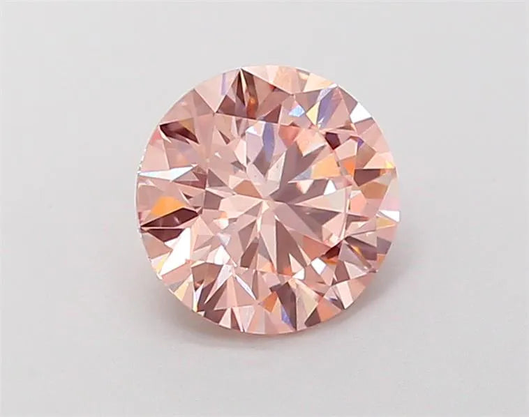 1.50ct Round Lab Grown Diamond (Colour Fancy Pink, Clarity VS2, Cut ID, IGI Certified)