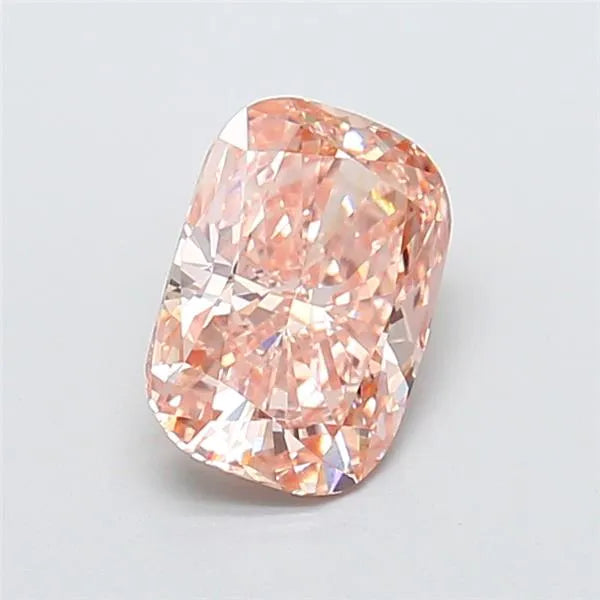 1.51ct Cushion brilliant Lab Grown Diamond (Colour Fancy Vivid Pink, Clarity VS1, Uncertified)