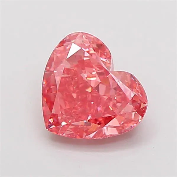 1.51ct Heart Lab Grown Diamond (Colour Fancy Vivid Pink, Clarity VS1, IGI Certified)